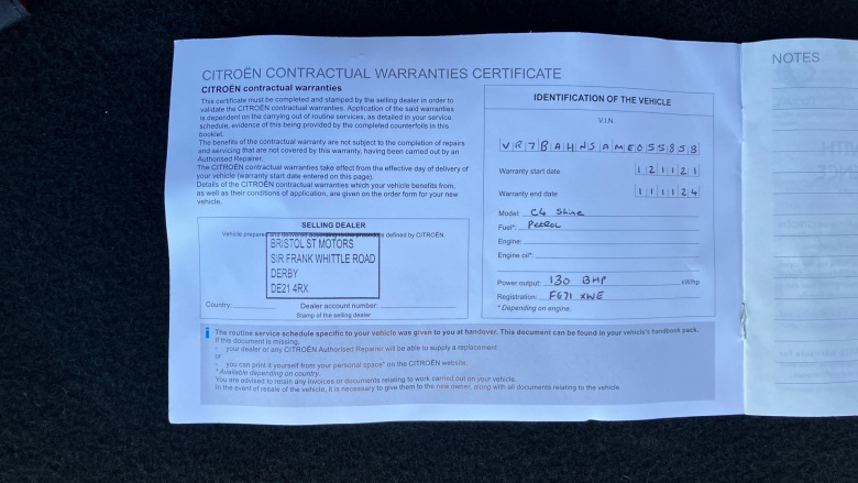 Citroen C4 1.2 PureTech [130] Shine 5dr Petrol Hatchback